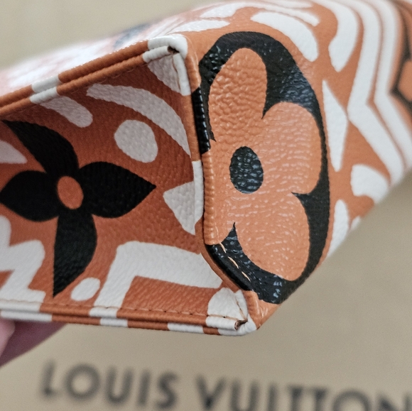 LOUIS VUITTON Crafty Toiletry 26 XL Cosmetic Bag Giant Flower Monogram Pochette - Picture 14 of 16